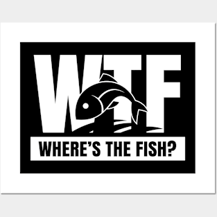 Where's the fish fun design. Posters and Art